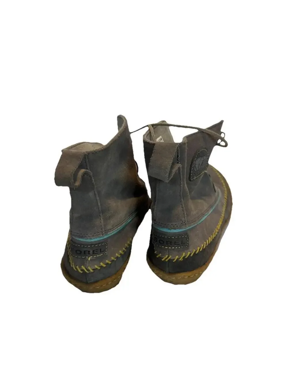 (RC) Sorel Women's NL1945-051 Suede Ankle Boots Size 10 EUR 41 Crepe Sole Gray